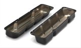Trans-Dapt Performance Products Valve Covers 8620 AMC 304-401 ASPHALT BLACK POWDER COATED VALVE COVERS thumbnail 1