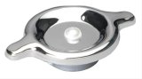 Trans-Dapt Performance Oil Fill Caps 4804 Cap, Steel, Round, Chrome, Twist-In, Universal, Each thumbnail 1