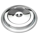Trans-Dapt Performance Chrome Air Cleaner Tops 2366 Top, Round, Steel, Chrome, Chevy, GMC, Each thumbnail 2