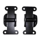 Trans-Dapt Performance Motor Mounts 4233 Mounts, Frame Pad, Bolt-In, Solid Steel, Black, Chevy, Big Block, Small Block, Pair thumbnail 1