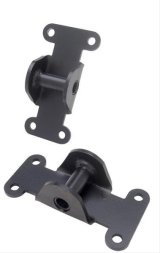 Trans-Dapt Performance Motor Mounts 4233 Mounts, Frame Pad, Bolt-In, Solid Steel, Black, Chevy, Big Block, Small Block, Pair thumbnail 2