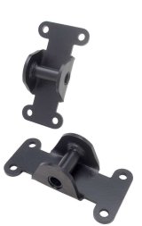 Trans-Dapt Performance Motor Mounts 4233 Mounts, Frame Pad, Bolt-In, Solid Steel, Black, Chevy, Big Block, Small Block, Pair thumbnail 3