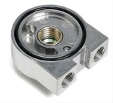 Trans-Dapt Performance Oil Cooler Sandwich Adapters 1320 Adapter, Filter, Sandwich, Aluminum, Natural, 13/16-16 in. Thread, 3/8 in. NPT Inlet/Outlet, Each thumbnail 1