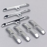 Trans-Dapt Performance Chrome Valve Cover Spreader Bars 9640 Hold-Down Tabs, Steel, Plated, Chevy, Big Block V8, Set of 7 thumbnail 2