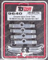 Trans-Dapt Performance Chrome Valve Cover Spreader Bars 9640 Hold-Down Tabs, Steel, Plated, Chevy, Big Block V8, Set of 7 thumbnail 3