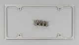 Billet Specialties License Plate Frames 55020 Frame, Slim Line, Aluminum, Polished, Each thumbnail 2