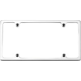 Billet Specialties License Plate Frames 55020 Frame, Slim Line, Aluminum, Polished, Each thumbnail 3