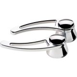 Billet Specialties Interior Door Handles 45520 Handles, Interior, Aluminum, Polished, Chevy, Ford, Pair thumbnail 2
