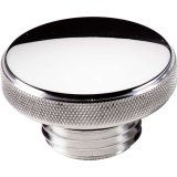 Billet Specialties Oil Fill Caps 23320 Cap, Aluminum, Round, Polished, Screw-In, Universal, Each thumbnail 2