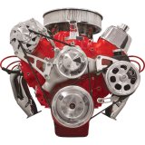 Billet Specialties Serpentine Conversion Pulley Kits FM2211PC Kit, Serpentine, Aluminum, Polished, for Standard Rotation Long Water Pumps and Saginaw Keyed Shaft Power Steering, Chevy, Big Block, Kit thumbnail 2