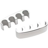Billet Specialties Plug Wire Separators 69601 Spark Separators, Aluminum, Polished, 4-Wires, Clip-In, Pair thumbnail 2