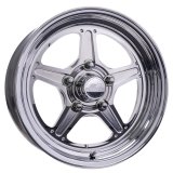 Billet Specialties Street Lite Polished Wheels 15x8 Wheel, Series, Aluminum, Polished, 15 in. x 8.00 in., 5 x 4.75 in. Bolt Circle, 3.500 in. Backspacing, Each thumbnail 2