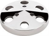 Billet Specialties Air Conditioning Clutch Covers 87120 Pulley Cover, Conditioner Clutch, Aluminum, Polished, Fits Sanden 508-Style Compressors, Each thumbnail 1