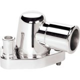 Billet Specialties Thermostat Housings 90620 Water Neck, Aluminum, Polished, 90 Degree, Ford, 260-302/351W, Each thumbnail 3
