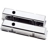 Billet Specialties Diecast Aluminum Valve Covers 95229 Covers, Tall, Aluminum, Polished, Plain, Chevy, Small Block, Pair thumbnail 3