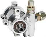 Billet Specialties Remote Power Steering Pumps 12025 Pump, Polished Finish, GM Type 2 Style, Reservoir, AN Fittings, Each thumbnail 1