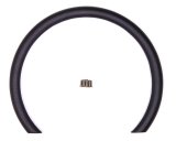 Billet Specialties Steering Wheel Half-Wraps 28708 Half Wrap, D-shaped, Leather, Black, 14 in., Each thumbnail 2