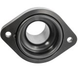 Billet Specialties Thermostat Housings BLK90920 Water Neck, Aluminum, Black Anodized, Straight Up, -20 AN Male Threads, Chevy, LS, Each thumbnail 2