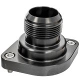 Billet Specialties Thermostat Housings BLK90920 Water Neck, Aluminum, Black Anodized, Straight Up, -20 AN Male Threads, Chevy, LS, Each thumbnail 3