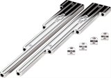 Billet Specialties Wire Looms 69523 Ignition Loom/Separator, Bowtie, Aluminum, Polished, 8-9mm, Chevy, Kit thumbnail 1
