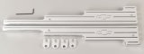 Billet Specialties Wire Looms 69523 Ignition Loom/Separator, Bowtie, Aluminum, Polished, 8-9mm, Chevy, Kit thumbnail 2