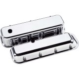 Billet Specialties Diecast Aluminum Valve Covers 96129 Covers, Tall, Aluminum, Polished, Plain Logo, Chevy, Big Block, Pair thumbnail 2