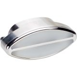 Billet Specialties Interior Lights 60320 Light, Aluminum, Polished, Elliptical, Clear Lens, 4 in. Width x 2 in. Height, Each thumbnail 2