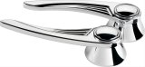 Billet Specialties Interior Door Handles 45525 Handles, Interior, Aluminum, Polished, Chevy, Ford, Pair thumbnail 1
