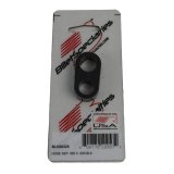 Billet Specialties Hose Separators BLK68225 Separator, Aluminum, Black, One .563 in. Hole/One .625 in. Hole, Each thumbnail 1
