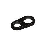 Billet Specialties Hose Separators BLK68225 Separator, Aluminum, Black, One .563 in. Hole/One .625 in. Hole, Each thumbnail 2