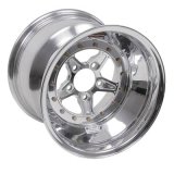 Billet Specialties Comp 5 Series Polished Wheels 15x10 Wheel, 5, Aluminum, Polished, 15 in. x 10 in., x 4.75 in. Bolt Circle, 5.0 in. Backspace, Each thumbnail 1