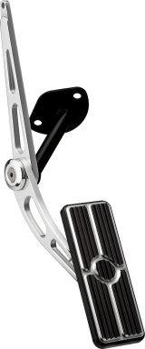 Billet Specialties Gas Pedal Assemblies for 1967-1969 CAMARO, FIREBIRD - 199165 Throttle Pedal, Firewall Mount, Aluminum, Black Anodized, Chevy, Pontiac, Each thumbnail 1