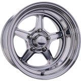 Billet Specialties Street Lite Polished Wheels 15x10 Wheel, Series, Aluminum, Polished, 15 in. x 10.00 in., 5 x 4.50 in. Bolt Circle, 4.500 in. Backspacing, Each thumbnail 2