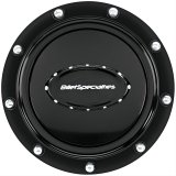Billet Specialties Horn Buttons 32719 Button, Aluminum, Black, Each thumbnail 1