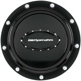 Billet Specialties Horn Buttons 32719 Button, Aluminum, Black, Each thumbnail 2