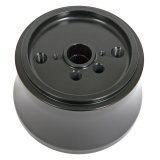 Billet Specialties Steering Wheel Hub Adapters BLK31322 Adapter, Aluminum, Black Anodized, 9-Bolt, GM, Each thumbnail 1