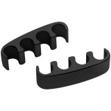 Billet Specialties Plug Wire Separators 69681 Ignition Looms/Separators, Aluminum, Black Anodized, Clip-in, Pair thumbnail 2