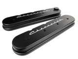 Billet Specialties Chevrolet Script LS Cast Valve Covers BLK95423 Covers, Stock Height, Aluminum, Script, Black Powdercoat, Chevrolet, LS, 4.8, 5.3, 5.7, 6.0, 6.2, 7.0L, Pair thumbnail 2