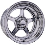 Billet Specialties Street Lite Polished Wheels 15x10 Wheel, Series, Aluminum, Polished, 15 in. x 10.00 in., 5 x 4.75 in. Bolt Circle, 5.500 in. Backspacing, Each thumbnail 2