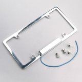 Billet Specialties License Plate Frames 55220 Frame, Aluminum, Polished, Lighted, Each thumbnail 2