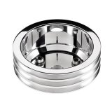 Billet Specialties Crankshaft Pulleys 78230 Pulley, Aluminum, Polished, 3-Groove, V-Belt, 6.438 in. Diameter, Chevy, Each thumbnail 1