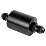 Billet Specialties 40 Microns Fuel Filter with -6 AN Inlet Size BLK42230 Filter, Inline Mount, Aluminum, Black Anodized, Inlet/Outlet, 4.50 in. Length, 1.375 in. O.D, Each thumbnail 2