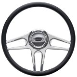 Billet Specialties Steering Wheels 34051 STEERING WHEEL 1/2 WRAP 15.5" TEC 5 POL thumbnail 1