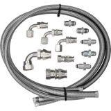 Billet Specialties Power Steering Hose Kits 77900 Kit, Steering, Braided Stainless Steel Hose, Fittings, Kit thumbnail 1