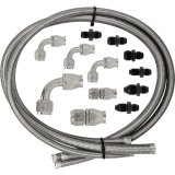 Billet Specialties Power Steering Hose Kits 77900 Kit, Steering, Braided Stainless Steel Hose, Fittings, Kit thumbnail 2