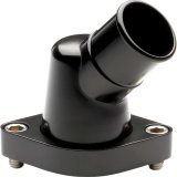 Billet Specialties Thermostat Housings BLK90420 Water Neck, Aluminum, Black Anodized, 45 Degree, Chevy, Big/Small Block, Each thumbnail 2