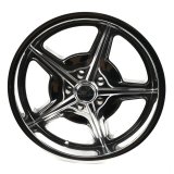 Billet Specialties Legends Series Speedway Polished Wheels 20x8.5 Wheel, Speedway, Aluminum, Polished, 20 in. x 8.5 in., 5 x 5.0 in. Bolt Circle, 5.500 in. Backspace, Each thumbnail 1
