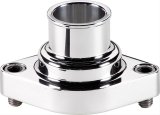 Billet Specialties Thermostat Housings 90120 Water Neck, Aluminum, Polished, Straight Up, Chevy, Big Block, Small Block, Each thumbnail 1