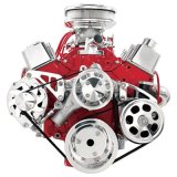 Billet Specialties Serpentine Conversion Pulley Kits FM2122PC Kit, Serpentine, Aluminum, Polished, Chevy, Small Block, Kit thumbnail 1