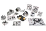 Billet Specialties V-Trac Pulley Systems V3220 Accessory Drive System, Aluminum, Polished, V-Belt, Crank/Water Pump/Alternator/AC/PS, Under Drive, Chevy, Small Block, Kit thumbnail 2